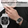 TPU каишка за Apple Watch 46 мм, Armor, прозрачна, снимка 8