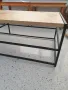 Немска холна маса дърво и метал 120x60см, снимка 6