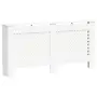 vidaXL Параван за радиатор, бял, 172x19x81,5 см, МДФ, снимка 1