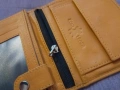 Немски Марков портфейл естествена кожа с много прегради 225х 90 мм като нов, снимка 7