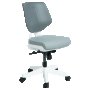 Работен офис стол SMART LUX - сив SIL, снимка 1 - Столове - 33728092