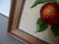 Немски гоблен "Ябълкова клонка". Рамкиран., снимка 4