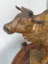Shiva on Nandi 43см-4кг/стара азиатска/индийска бронзова фигура бог Шива язди бикът Нанди, снимка 12