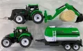 Комплект от 2бр трактор с ремарке и бали, снимка 7