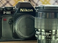 Nikon F-301 – аналогов фотоапарат + обектив, снимка 18