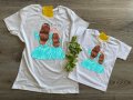 Еднакви тениски за майка и детенце , снимка 2