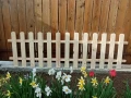 Декоративна дървена ограда за градина заведение детска площадка , дървени огради оградки, снимка 6