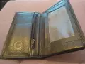Портфейл естествена кожа за карти главно и друго 170х 105 мм нов , снимка 3