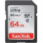 ФЛАШ КАРТА 64GB SANDISK SDSDUNC-064G-GN6IN, Ultra SDXC 64GB 80MB/s Class 10 UHS-I