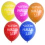 4476 Балони Честит рожден ден 5 броя микс цветове, снимка 1