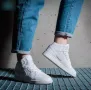 Air Jordan 1 Mid – Triple White  номер 36-36,5 оригинални маратонки , снимка 9