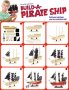 Нов детски комплект пиратски кораб за сглобяване рисуване деца 8+ играчка, снимка 3