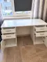 Бяло масивно бюро, снимка 1
