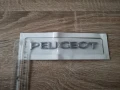 сребрист надпис Peugeot нов стил малък размер, снимка 6