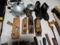Ножове стари дърводелски инструменти и други, снимка 17