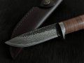 Ловен, кемпинг нож Oldpard Hunter classic - San Mai VG-10 Damascus, снимка 3