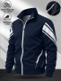 🧥 Мъжко Спортно Яке в Тъмносиньо/ Черно /Зелено в комбинация с Бяло | STBoutique, снимка 9