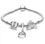 Гривна с талисмани тип Pandora Лило и Стич Lilo and Stitch , снимка 15