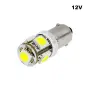 LED крушки BA9S 12V 6000K 2 броя за габарити, снимка 1