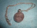 ИНТЕРЕСЕН МОДЕН СРЕБРИСТ АРТ МЕДАЛЬОН с ВЕРИЖКА 10002, снимка 2
