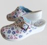  Дамски анатомични чехли на платформа на цветя, снимка 1 - Чехли - 39543627