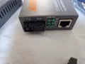 FMC Gigabit Fiber Optical Media Converter 10/100/1000Mbps Single Mode 20Km UPC/APC SC-Port, снимка 4