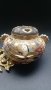 Японска старинна ваза ''Сацума'', малка ваза за аромати. , снимка 1 - Антикварни и старинни предмети - 37392431