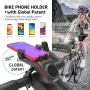 Чисто Нова Мултифункционална стойка за телефон за велосипед UPPEL 10-в-1 Bluetooth колонка LED фар.., снимка 6