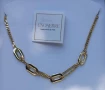 дизайнерски италиянски ПОЗЛАТЕН гердан колие НОВО, снимка 4