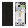 НАЛИЧЕН! Оригинален дисплей Service Pack за Samsung Galaxy S22 Ultra с рамка / бял, снимка 1 - Резервни части за телефони - 44256314
