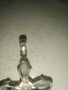 Сребърен кръст с топази., снимка 1 - Колиета, медальони, синджири - 44650257