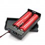 кутия/държач за 2бр батерии 3.7V тип 18650, изход: батерия 7.4V захранване, снимка 1 - Друга електроника - 35113544