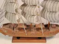 декоративно дървено корабче ветроход 8/4, снимка 2