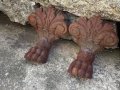 Лъвски крака от лят чугун за вграждане в камина, снимка 5