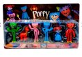 6 бр Хъги Лъги Huggy Wuggy Poppy playtime пластмасови фигурки играчки играчка