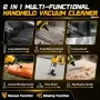 Акумулаторна ръчна прахосмукачка 4-в-1 10000Pa за DeWalt 18V/20V, снимка 6