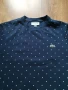 lacoste Men's Crewneck Polka Dotted Cotton - страхотна мъжка тениска КАТО НОВА S, снимка 4