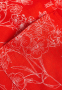 Къса, разкроена рокля с лен NEXT. Червена с флорален десен, снимка 12