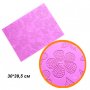 Едри мрежести цветя грамадна дантела килим подложка силиконов молд форма за украса торта гъмпейст за, снимка 2