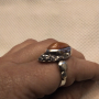 Авторска изработка масивен сребърен пръстен с карнеол, снимка 10
