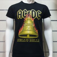 Нова мъжка тениска с дигитален печат на музикалната група AC/DC - Hells Bells, снимка 6 - Тениски - 29930800
