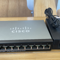 Cisco SG 250-08HP 8-Port Gigabit PoE+ Smart Switch, снимка 1 - Суичове - 44658920