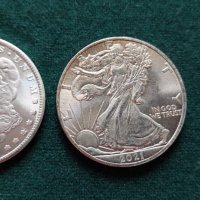  две американски монети за28 лв. общо., снимка 1 - Колекции - 42880294