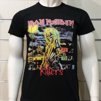 Нова мъжка тениска с дигитален печат на музикалната група IRON MAIDEN - KILLERS, снимка 6 - Тениски - 37106941
