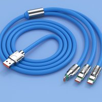 Кабел с метални накрайници , снимка 3 - USB кабели - 42670908