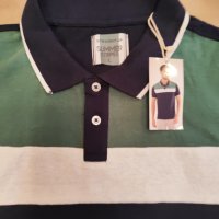 Мъжка тениска тип Polo на марката SRAIGHT UP , размер L, Нова! с етикет , снимка 1 - Тениски - 42526023