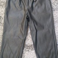 Кожен панталон в черен цвят с цип отпред, снимка 6 - Панталони - 31016263