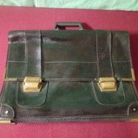 Стара кожена българска чанта, снимка 2 - Други ценни предмети - 34388650