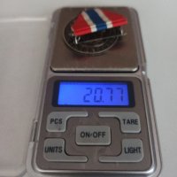 норвежки сребърен медал проба 830 , снимка 6 - Антикварни и старинни предмети - 42055087