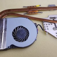 Охлаждане за ASUS N53S N53SN 15.6" Laptop CPU Cooling Fan + Heatsink 13N0-L3A0101, снимка 1 - Части за лаптопи - 39696600